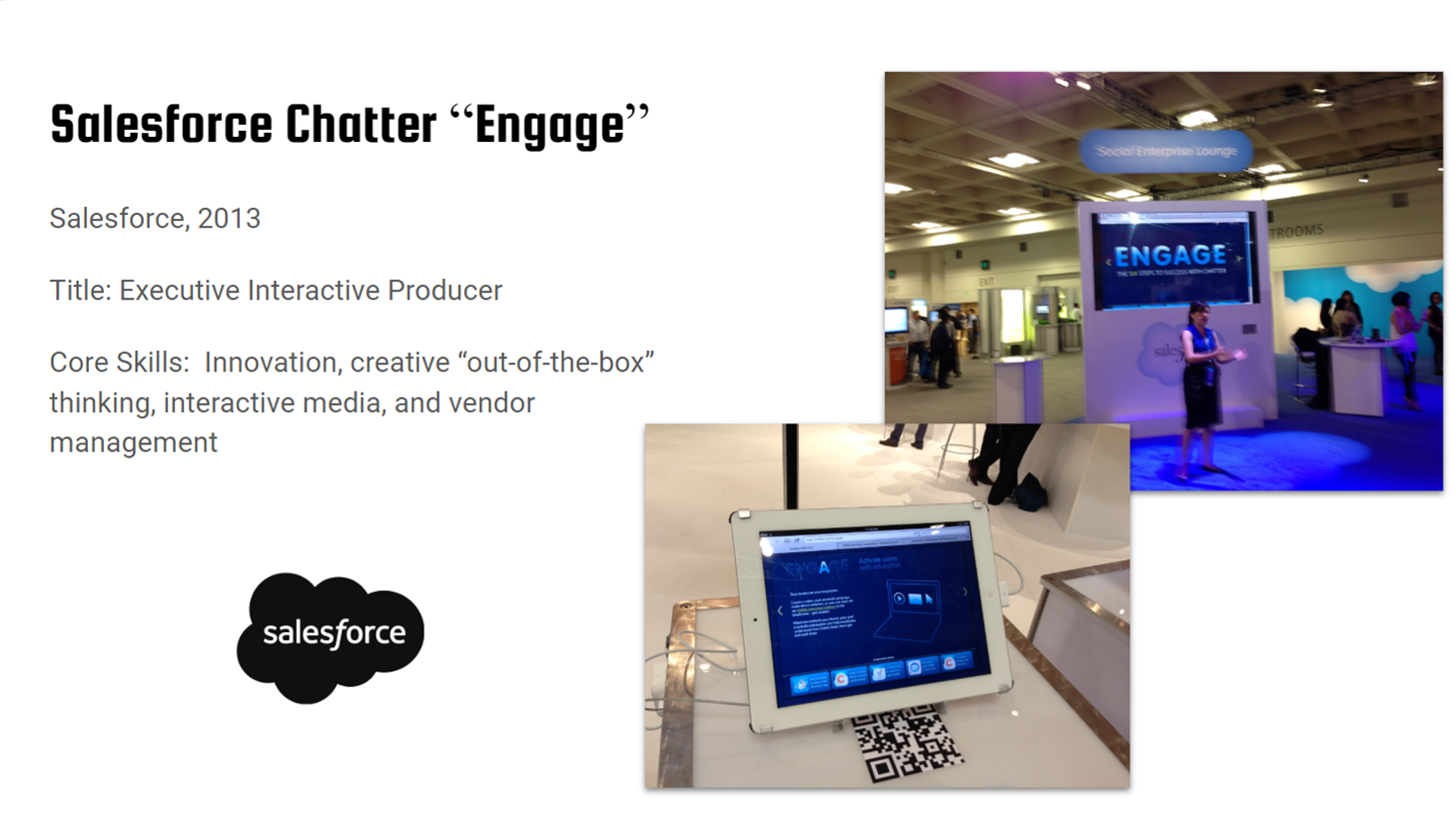 Salesforce Chatter Engage iPad App